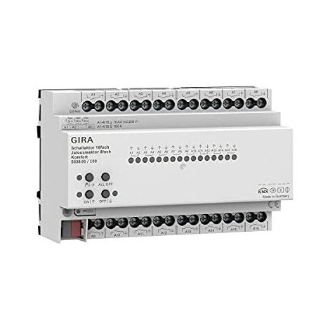 GIRA 503800 KNX SCHALTAKTOR 16FACH 16 A/JALOUSIEAKTOR 8FACH 16 A KOMFORT