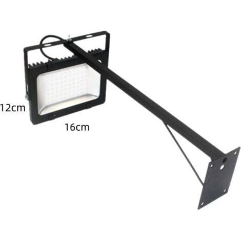 Sign lighting - 20W outdoor LED spotlights for shop fronts - 50cm - Top mount - Black (1/4)