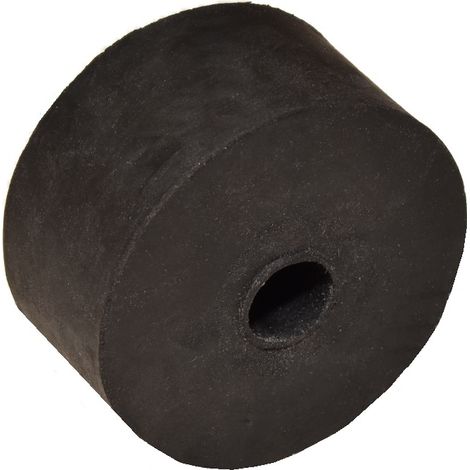 Gummiunterlage Hartgummi Auflage mit Befestigungsloch rund Ø 60 mm (1/5)