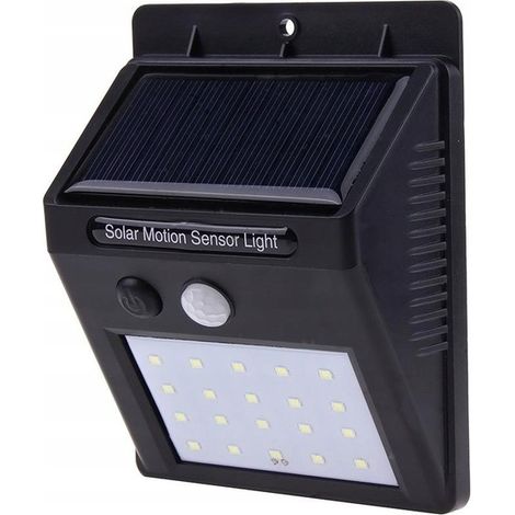 Lampe solaire halogène WW40 à 20 LED avec détecteur de mouvement (1/5)