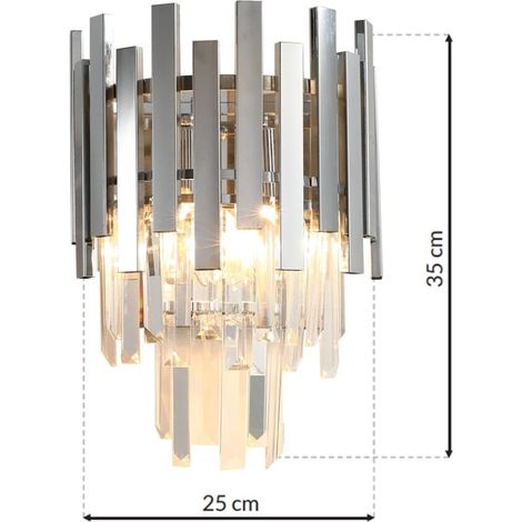 Wandleuchte Aspen 1 E14 Chrom Milagro ML5995 (1/5)