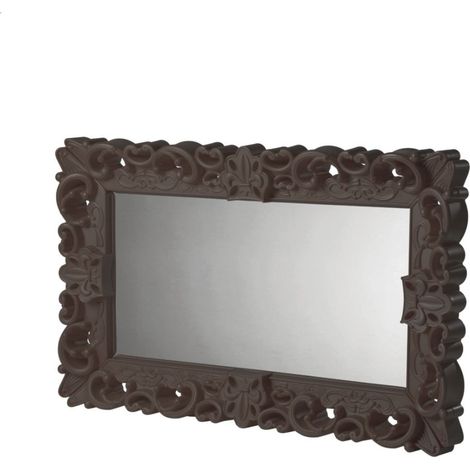 Mirror of Love  Cioccolato - Medio  specchio di design originale Slide colorato moderno barocco camera ingresso sala da pranzo salotto