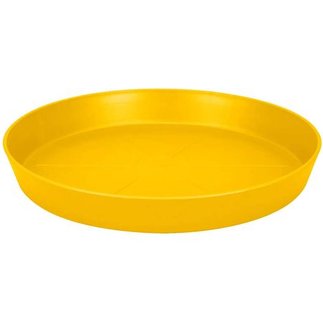 elho® Loft Untersetzer Ockergelb Ø 34 cm rund - Kunststoff (1/2)