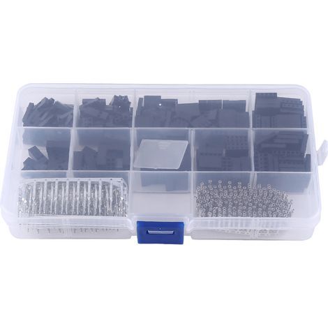 Gehäuseverbinder-Set, 610 mm, 2,54-teilig, weibliche und männliche Klemme, Crimp-Stift zum Anschluss von Drähten (1/5)