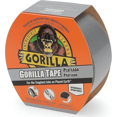 -CAHERSA- CINTA AMERICANA PLATA 11MX48MM GORILLA (1/2)