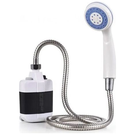 ALLIANDIS Tragbare Dusche, Elektrische Campingdusche, USB-aufladbarer Duschkopf und Pumpenschlauch für den Außenbereich, Zubehör A148 (1/5)