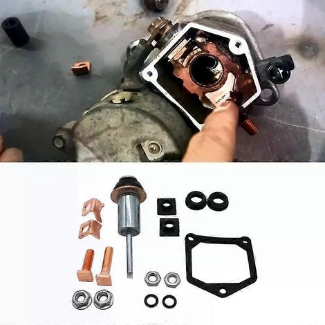 Kit de réparation et de remise en état compatible et universel pour électrovanne de démarreur moteur, ensemble de contacteur plongeur (1/5)