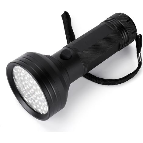 Lampe de poche UV 395-400 nm, outil de détection de fuite de tuyaux d'huile de climatiseur automatique, 68 LED, lumière violette, durcissement de colle pour détection de factures, RMB, test anti-contr (1/5)