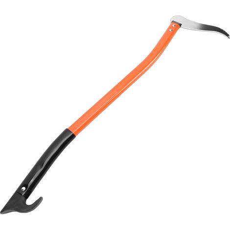 Outil forestier léger avec poignée ergonomique antidérapante pour déplacer et empiler le bois de chauffage (52 cm). (1/5)