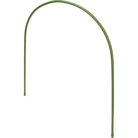 6-teiliges Set kunststoffbeschichteter Stahlrohr-Gewächshaus-Bogenstützenrahmen, Gartenzubehör (1/5)