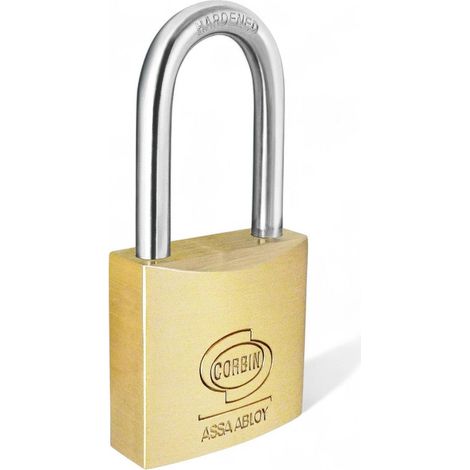 Lucchetto in ottone con arco in acciaio e doppio scrocco - 20 mm (1/3)
