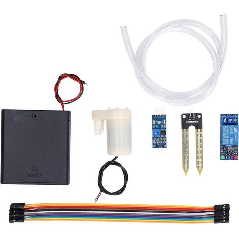 Elektronisches DIY-Bewässerungsset, automatisches Bewässerungssystemmodul, Bodenfeuchtigkeitssensorpumpe
