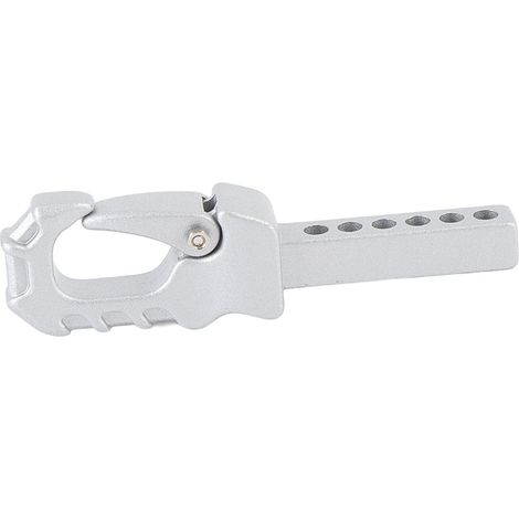Crochet d'attelage pour remorque RC Easy Control, compatible avec les modèles 4101, 4102 et 4082 (échelle 1/10 et 1/8), couleur argent. (1/5)