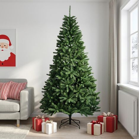 vidaXL Árbol de Navidad artificial con ramas articuladas 210 cm PVC (1/5)
