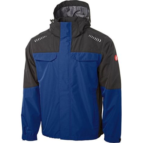 Regenjacke Plus kornblau/schwarz Gr. S
