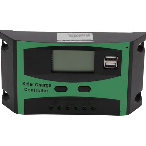 20A 12V/24V PWM-Solarpanel-Laderegler, intelligenter Solarladeregler mit LCD-Bildschirm für den Außenbereich (1/5)