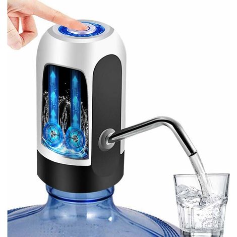 Distributeur Automatique d'eau Bouteille Rechargeable Eau Potable Pompe à Eau Potable Bouteille de pompage Rapide électrique sans Fil Gallon Distributeur Universel avec Pompe à Eau (1/5)