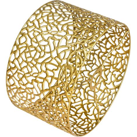 Gold Metal Lampshade, Decorative Openwork Lampshade, 30 cm, for Floor Lamp, Hanging Lamp, Floor Lamp (1/5)