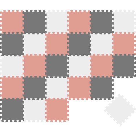 27 Pièces Tapis de Sol Bébé - 30x30 Dalles en Mousse EVA - Carrés Puzzle Enfant (1/5)