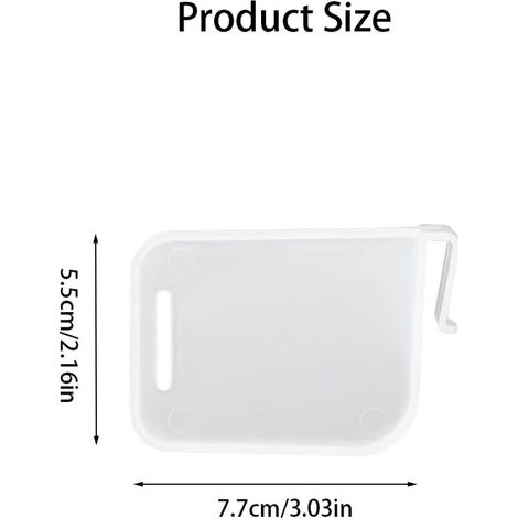 Lot de 4 paniers de rangement en plastique transparent - Répartiteur de compartiment de rangement pour réfrigérateur - Séparateur de tiroir portable - Combinaison créative de séparateurs de bouteilles (1/5)