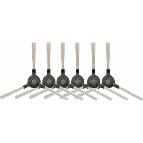Lot de 6 brosses latérales pour aspirateur robot Amibot – Compatible Pure, Pulse, Prime – Installation facile – Performance optimisée