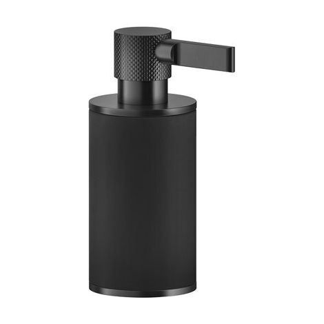 Jabonera de pie Gessi Inciso, contenedor negro mate, 58538713