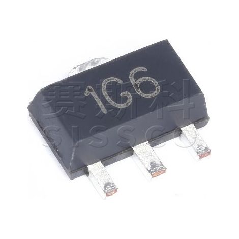 Changdian/Changjing CXT5551, 1G6 SMD-Siebdruck-NPN-Transistor, 160V/0,6A, Diode/Transistor, elektronischer Bauteilchip, elektronisches Bauteil, 5 Stück, verpackt und versendet.