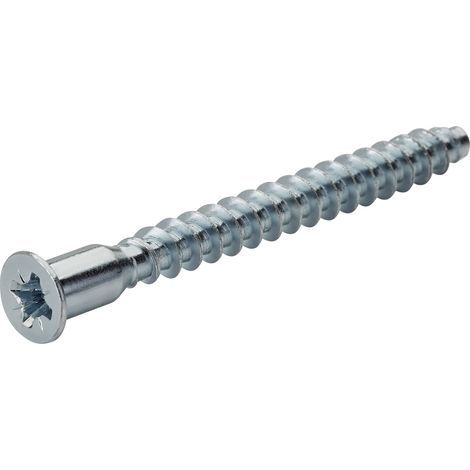 50 Stück Confirmat Schrauben Kreuzschlitz PZ2 5 x 50 mm Senkkopf Eckverbinder Möbelschrauben Schraube für Schrankverbindung Confirmatschrauben Stahl verzinkt von SOTECH (1/3)