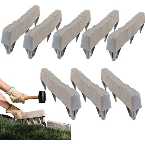 Set 33 5x4x12 5 cm Steinkante Für Gartengestaltung