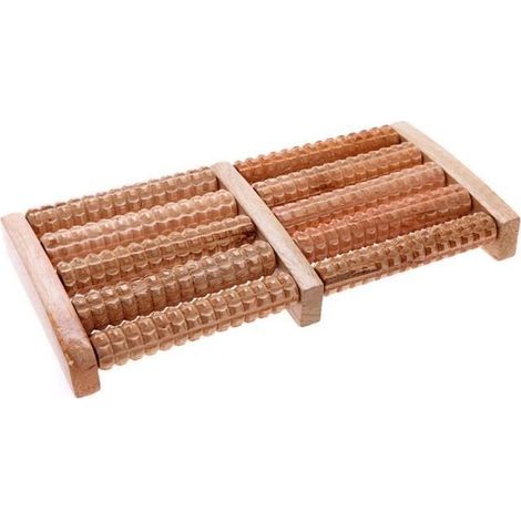 Masseur de pieds en bois avec rouleaux (1/4)