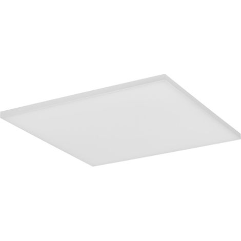 OSRAM Panneau lumineux Planon Frameless blanc avec technologie LED avancée, 40 W, forme carrée (600 x 600 mm), couleur de lumière blanc chaud à 3000 K, boîtier en aluminium (1/5)