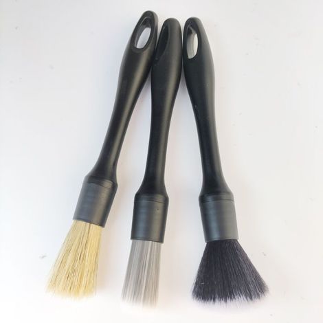 Bardusch-3Pcs Brosse Nettoyage pour Voiture Brosse à Épousseter Tableau Bord L'automobile Brosse Nettoyage à Poils Doux Ensemble Brosses L'entretien Voiture Brosse Nettoyage pour Bureau Maison Voiture (1/5)