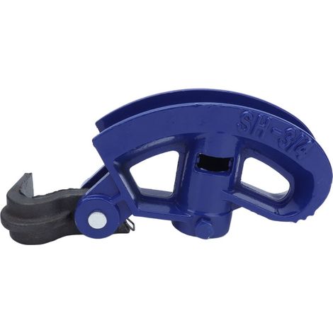 Manuelle Rohrbiegezange (3/4"), verzinktes Werkzeug zum Biegen von Rohren mit einem Durchmesser von 1/2" bis 3/4", blau