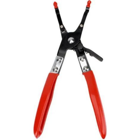 CCYKXA  red metal welding clamp, approximately 24.6 cm, multi-functional welding clamp, picking aid clamp, hand tool with firm handles for automotive maintenance and repair
