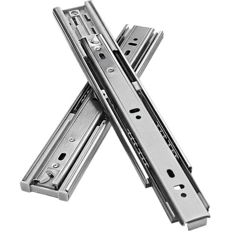 Glissière de tiroir, rail en acier inoxydable, glissières à billes 45 (1/5)