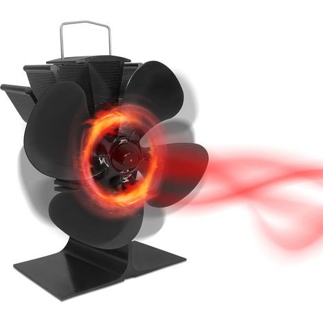 Ventilateur von Kamin zu/bei 4 Pales - ohne Électricité - Silencieux - Énergie Thermique - Ventilateur von Kamin - Type von Placement (1/5)