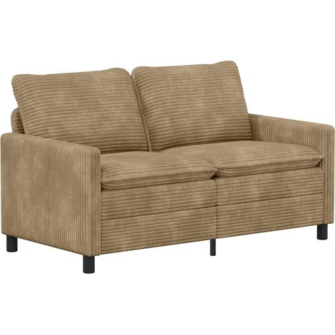 Canapé Taupe 156 x 81 x 87,5 cm Polyester vidaXL