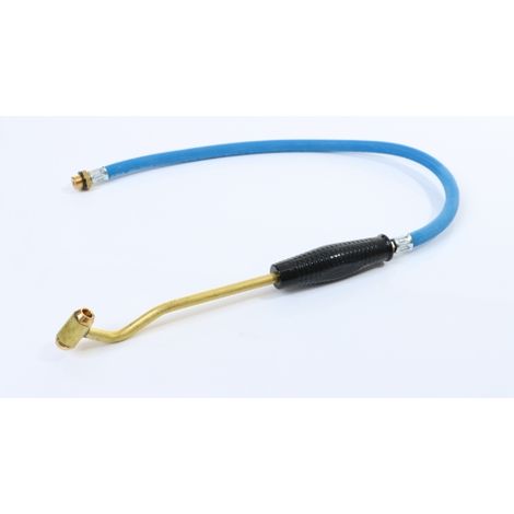 Prise jumelée avec tube 'bleu' 0,5 m
