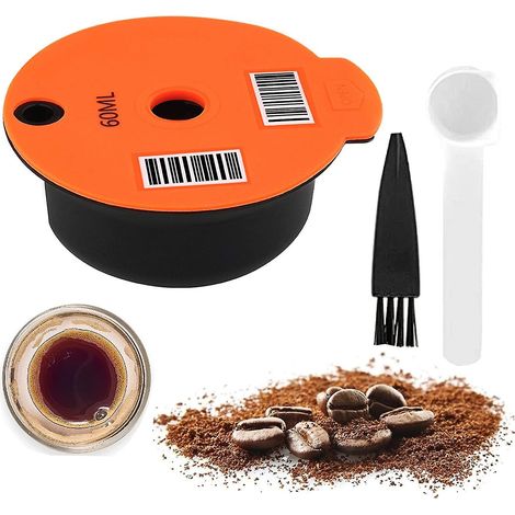Capsules de café réutilisables pour machine Tassimo, filtre à café rechargeable compatible Bosch S, dosettes réutilisables en acier inoxydable, lot de 2, idéal pour expresso et boissons chaudes (1/5)