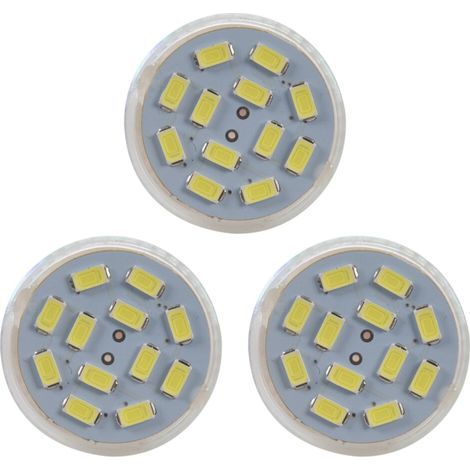 3X Projecteur LED 6W Gu4(Mr11) Mr11 12 Smd 5730 570 Lm 12V, Blanc (1/4)