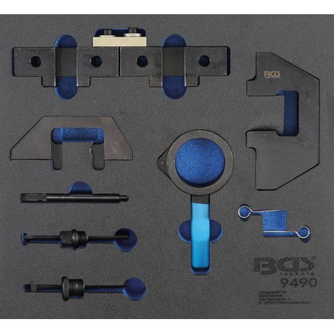 BGS  Inserto  Carro  de  taller  2/3:  Juego  de  herramientas  de  ajuste  del  motor  para  BMW  M42  /  M43  /  M50  /  M52  /  M60  /  M51  -  9490 (1/2)