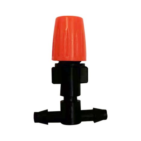 20 Pièces Tête d'Arrosage Réglable et Fermeture, Raccord Arrosage Goutte à Goutte 4/7mm avec Té de Connexion, Système d'Irrigation Paysagère pour Jardin, Toiture et Refroidissement