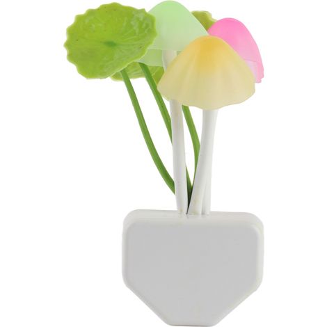 Lampe de chevet LED en forme de champignon, jolie lampe de chevet pour chambre à coucher et salon (1/5)