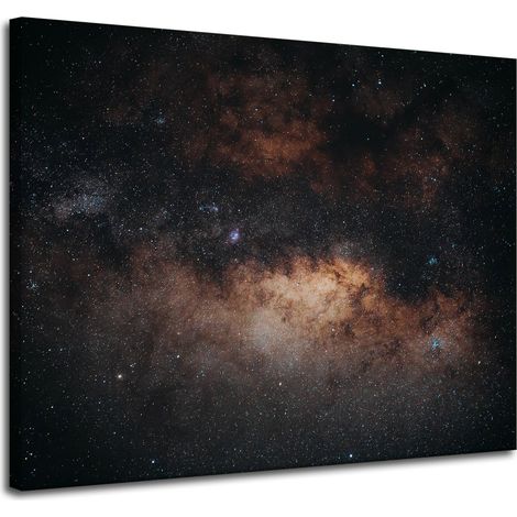 Stampa su tela Spazio Galassia Stelle 100x80cm