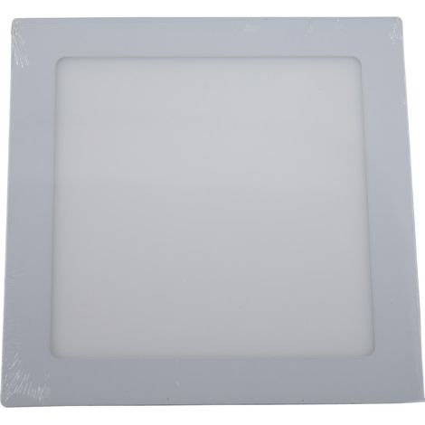 Ultraflache quadratische LED-Einbauleuchte, 15 W, 1100 lm, 22,5 x 22,5 cm, 4000 K Weiß, 25000 h Primer