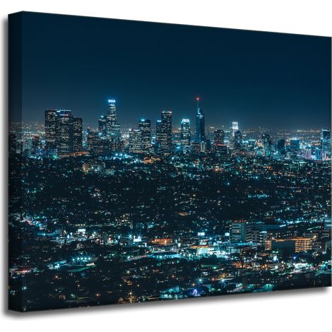 Leinwanddruck Architektur von Los Angeles 50 x 40 cm