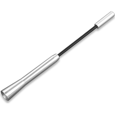 Antenne de toit autoradio 17 cm (sans logo - argent) - Accessoire auto compatible avec Ford Fusion 5 (2002-2012-2019-2022) (1/5)