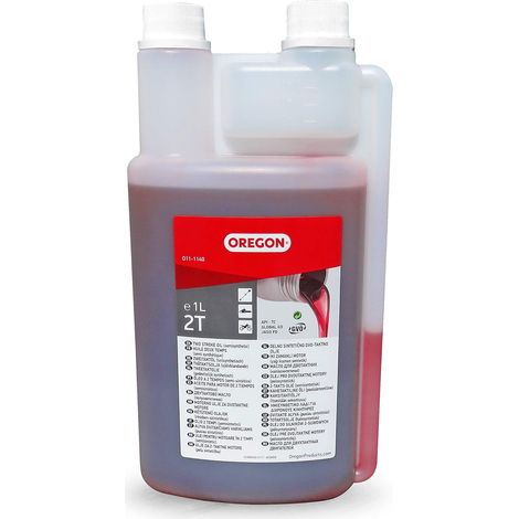 Oregon – Huile moteur 2 temps 1L – Lubrification exceptionnelle – Rapport carburant/huile 1:50 – Faible émission de fumée – Démarrage rapide (1/5)