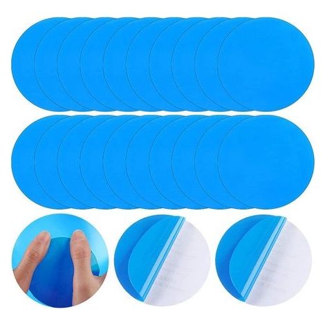 jardin piscine 20Pcs Pool Repair Patches Waterproof Inflatable Pool Self Adhesive Sticker Cloth Patches Kit Swimming Pool Accessories (1/5)