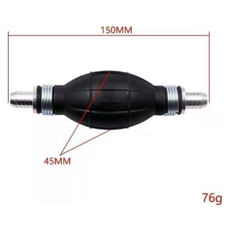 8 mm Poire D'Amorcage Carburant Pompe à Main Inline Bateaux Alliage Gasoil Essence Diesel Pump,Universelle Pump Essence,Huile, Eau,Pompe de transfert de carburant,Automobile,Jardin Pompe (1/3)